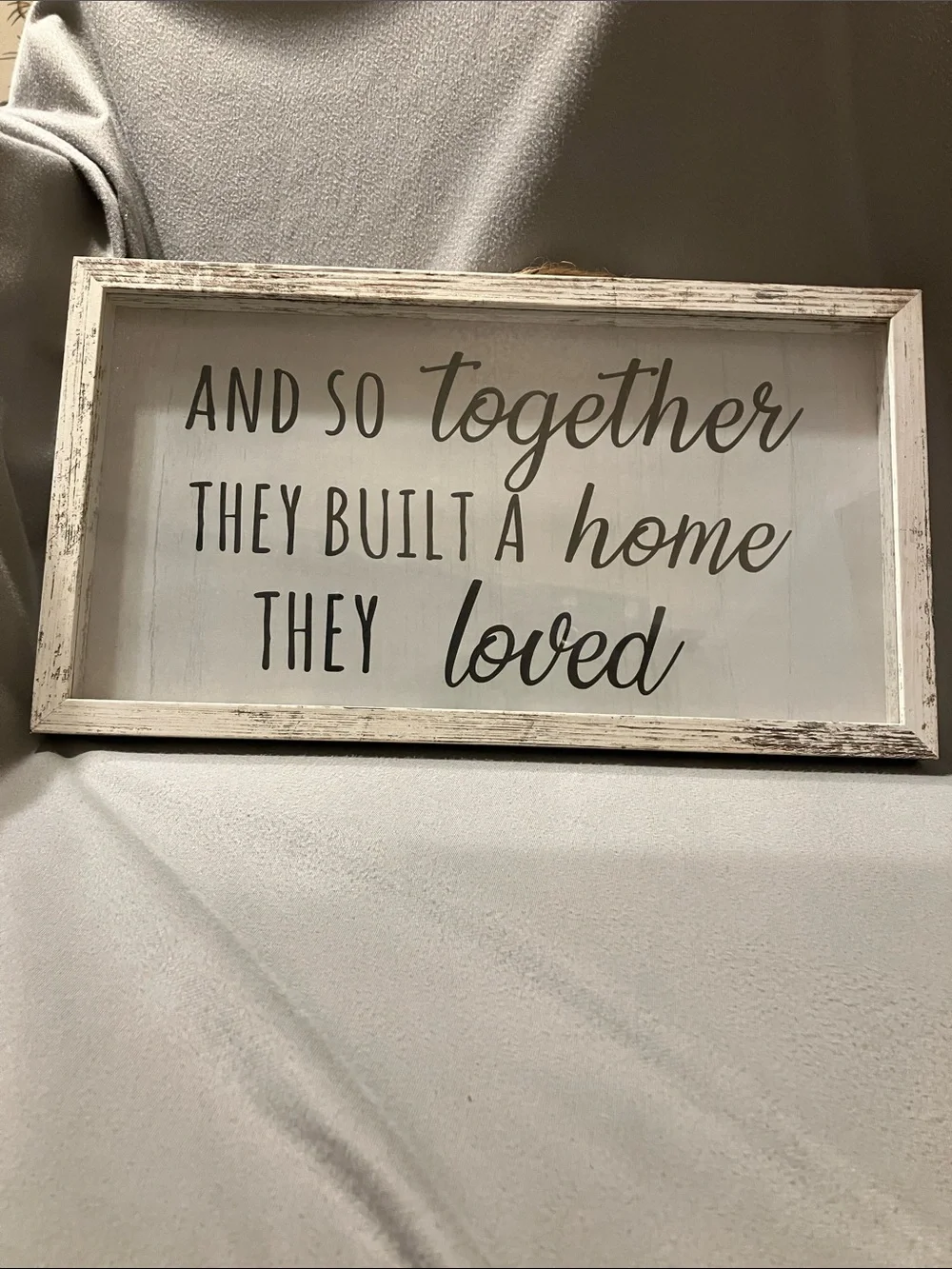 White Framed 